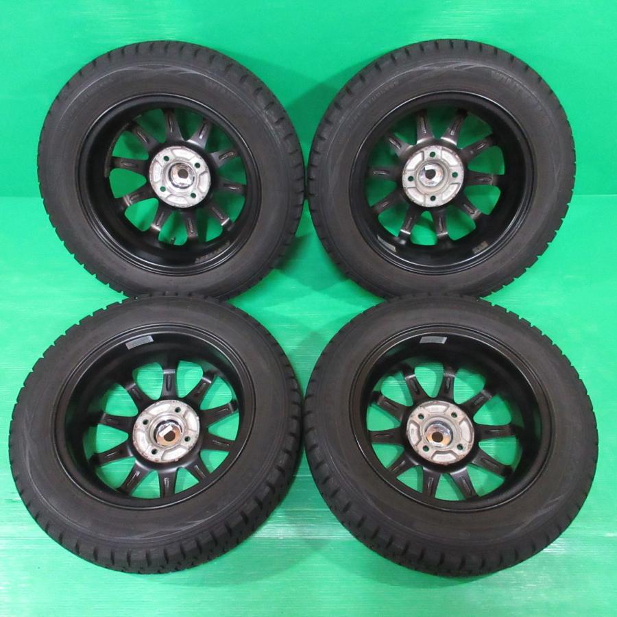 WINTER MAXX ハスラー 165/65R14 スタッドレス 70%-75%山 DUNLOP 