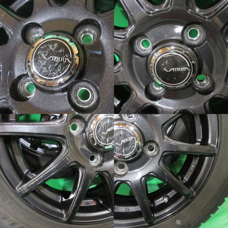 WINTER MAXX ハスラー 165/65R14 スタッドレス 70%-75%山 DUNLOP
