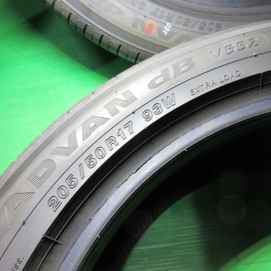 新品未使用 インプレッサ 205/50R17 2026年 夏タイヤ  YOKOHAMA ADVAN dB V552 4本 ヴォクシー ノア エスクァイア セレナ 新潟の画像