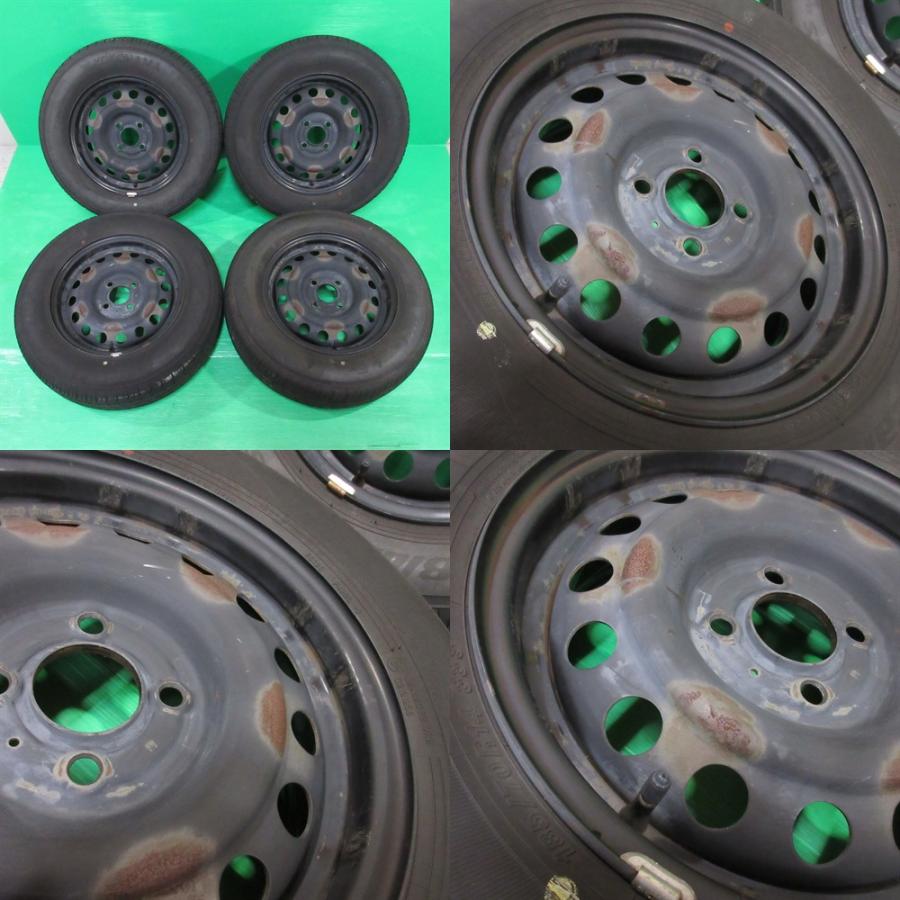 ノート 日産 E12 ノート純正 185/70R14 2023年夏タイヤ 60%-80%山