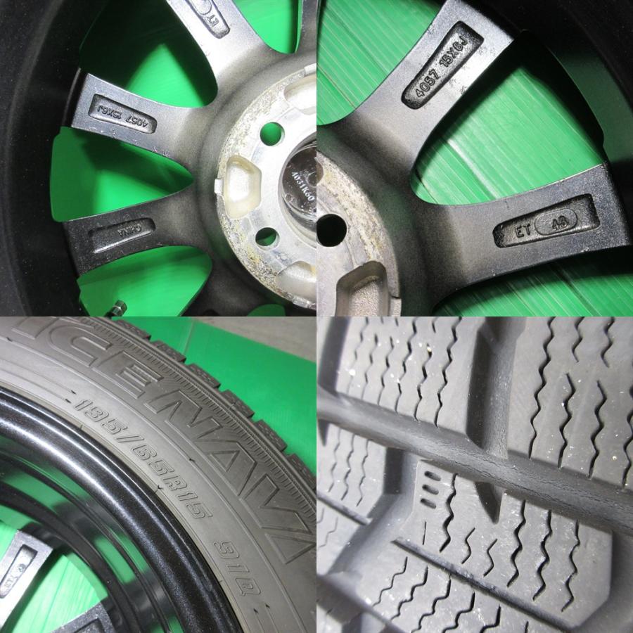 アイスナビ 7 プリウス 195/65R15 2023年スタッドレス 70-80%山