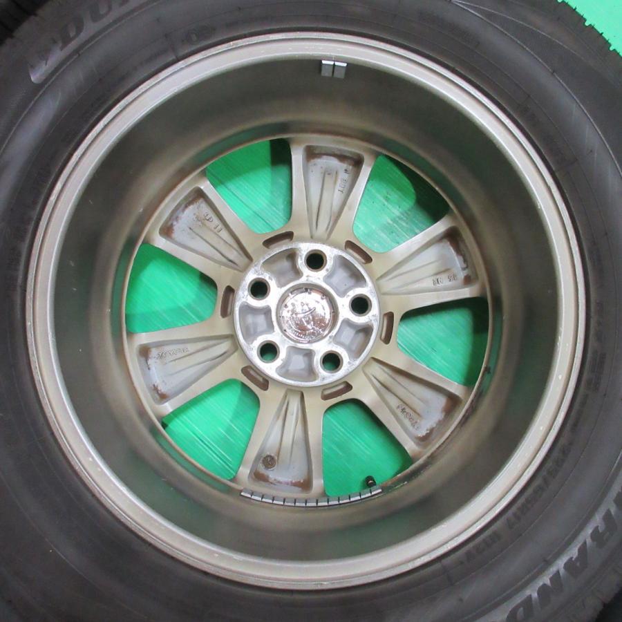 ハリアー - 30系 純然たる 225/65R17 2024年夏タイア 70%-80%山 DUNLOP GRANDTREK PT5 4本 5穴PCD114.3 6.5J +35 RAV4 ヴァンガード 中古新潟