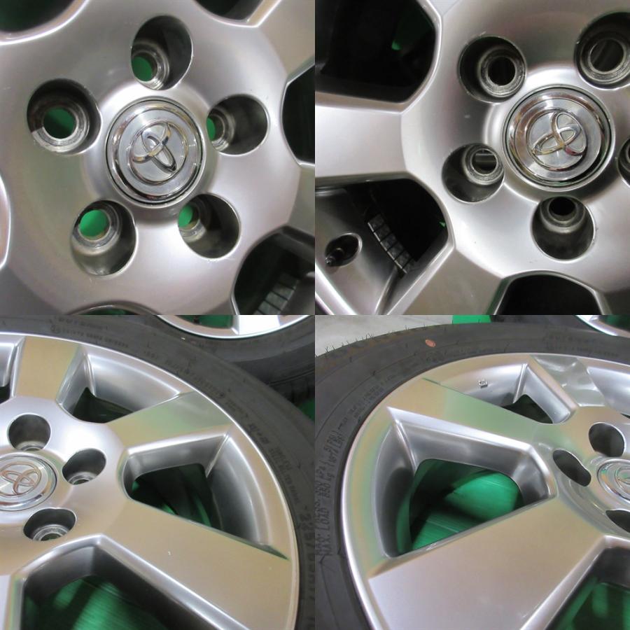 ハリアー - 30系 純然たる 225/65R17 2024年夏タイア 70%-80%山 DUNLOP GRANDTREK PT5 4本 5穴PCD114.3 6.5J +35 RAV4 ヴァンガード 中古新潟