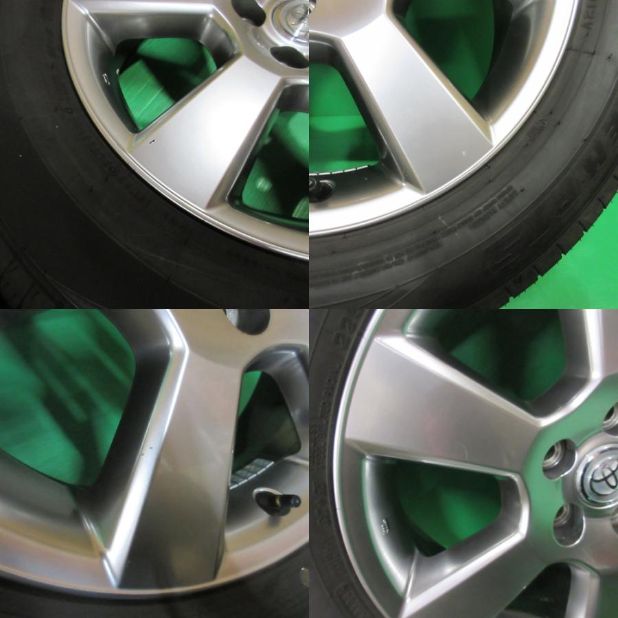 ハリアー - 30系 純然たる 225/65R17 2024年夏タイア 70%-80%山 DUNLOP GRANDTREK PT5 4本 5穴PCD114.3 6.5J +35 RAV4 ヴァンガード 中古新潟