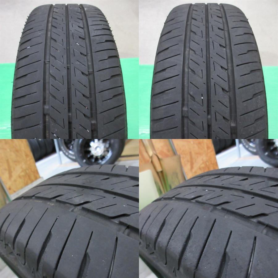 コペン 165/55R14 夏タイヤ 50%-60%山 SEIBERLING SL201 4本 4穴PCD100 +45 ルークス パレット アルト ワゴンR スティングレー 中古新潟の画像