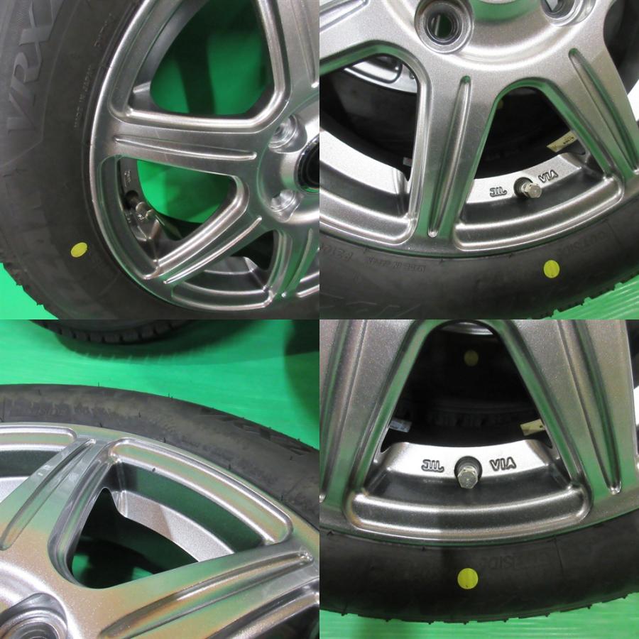 ブリザック VRX2 良品 ムーヴ 155/65R14 2025年バリ山スタッドレス 85 