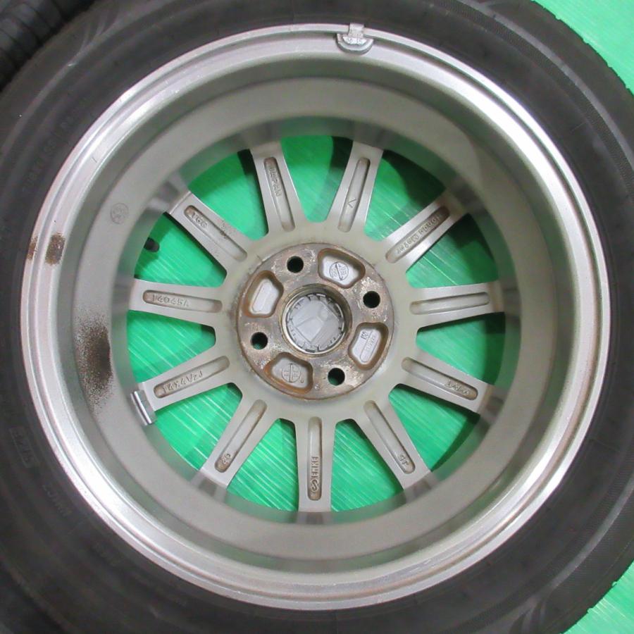 ホンダ N-WGN純正 155/65R14 夏タイヤ 40%山 BRIDGESTONE ECOPIA NH100C 4本 4穴PCD100 4.5J +40 N-BOX N-ONE 中古新潟の画像