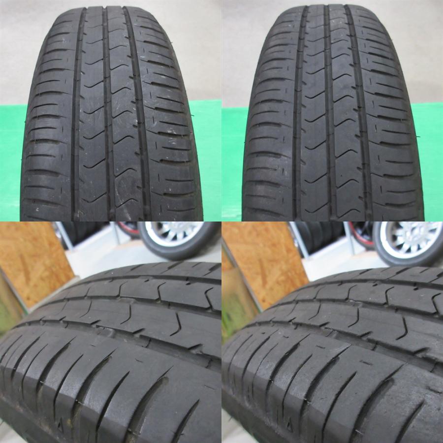 ホンダ N-WGN純正 155/65R14 夏タイヤ 40%山 BRIDGESTONE ECOPIA NH100C 4本 4穴PCD100 4.5J +40 N-BOX N-ONE 中古新潟の画像