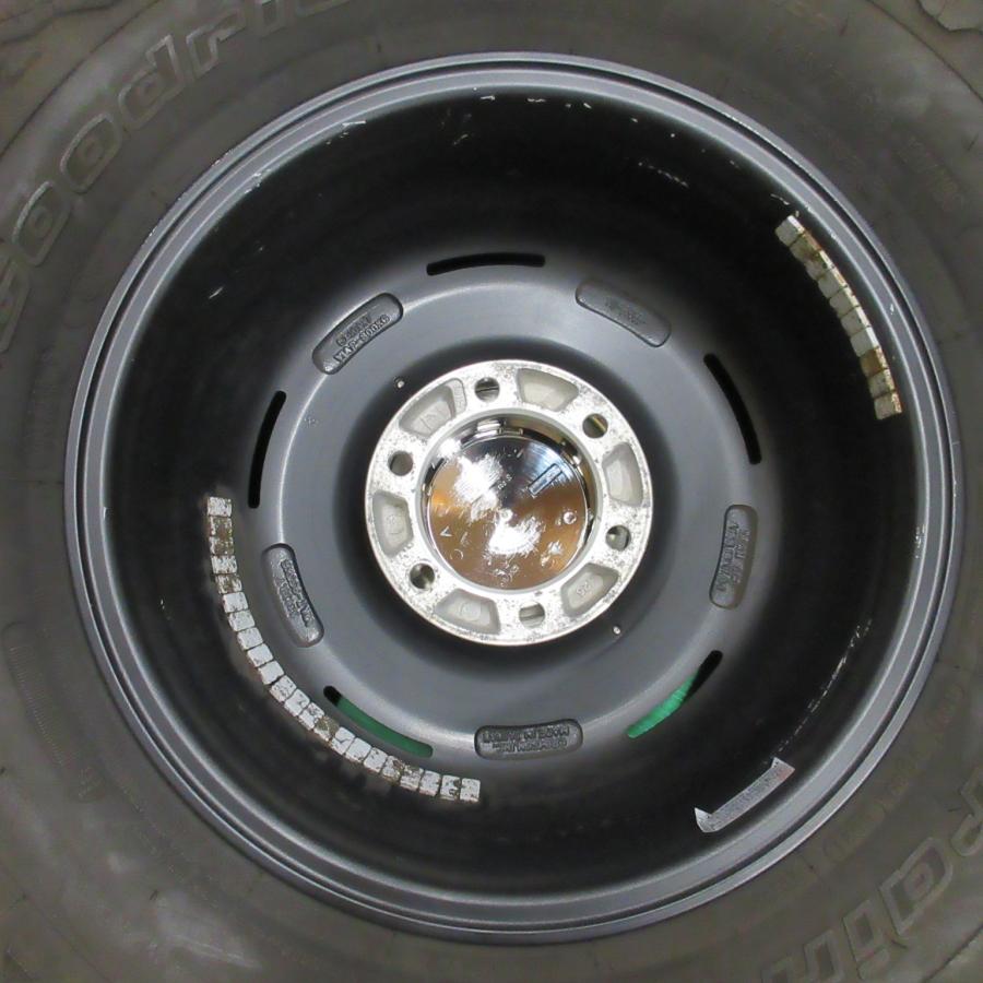 ランドクルーザープラド 265/70R16 121/118S LT 夏タイヤ 50%山 BF Goodrich All-Terrain T/A K02 4本 6穴PCD139.7 7J +15 サーフ 中古新潟の画像