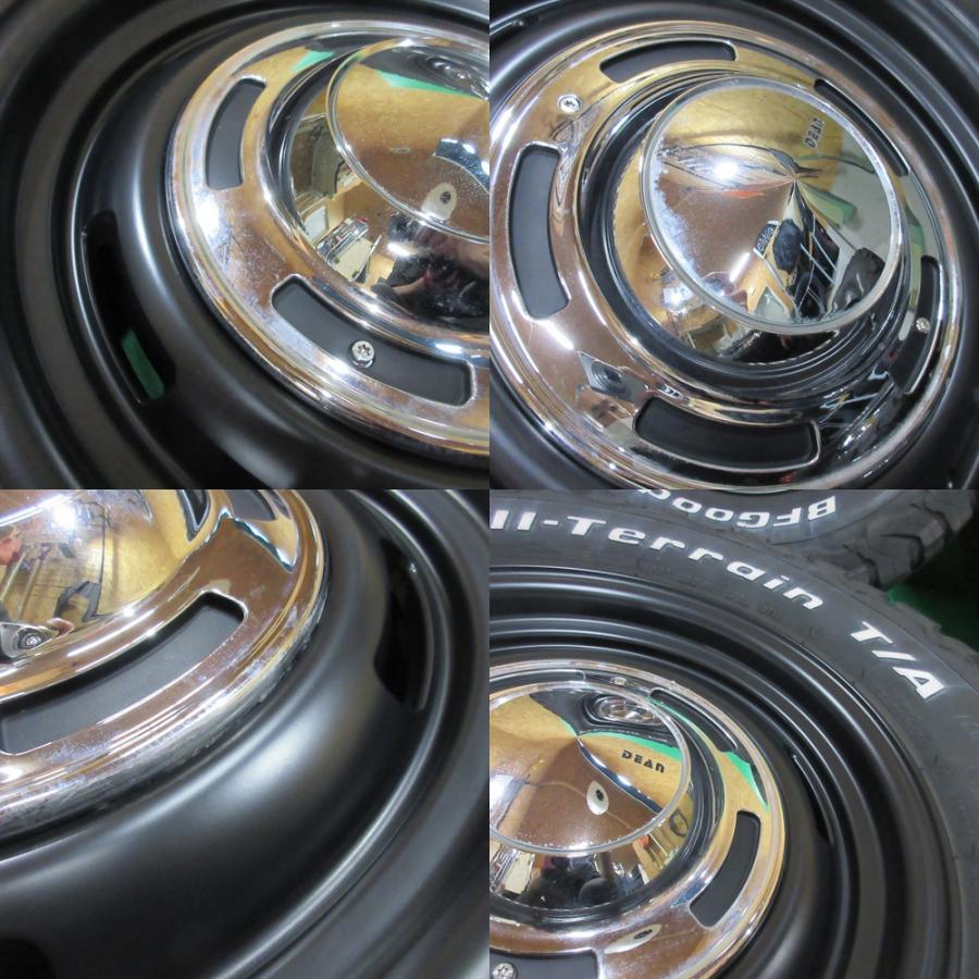 ランドクルーザープラド 265/70R16 121/118S LT 夏タイヤ 50%山 BF Goodrich All-Terrain T/A K02 4本 6穴PCD139.7 7J +15 サーフ 中古新潟の画像