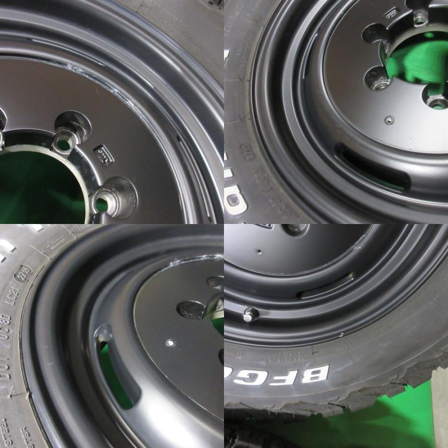 ランドクルーザープラド 265/70R16 121/118S LT 夏タイヤ 50%山 BF Goodrich All-Terrain T/A K02 4本 6穴PCD139.7 7J +15 サーフ 中古新潟の画像