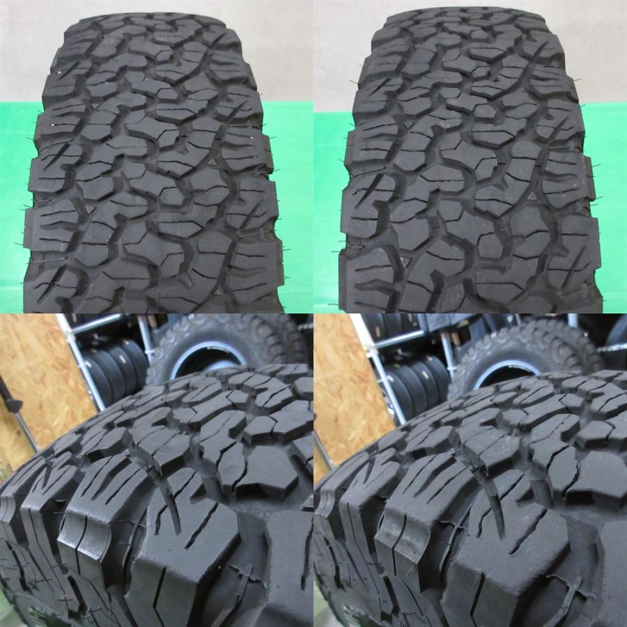 ランドクルーザープラド 265/70R16 121/118S LT 夏タイヤ 50%山 BF Goodrich All-Terrain T/A K02 4本 6穴PCD139.7 7J +15 サーフ 中古新潟の画像
