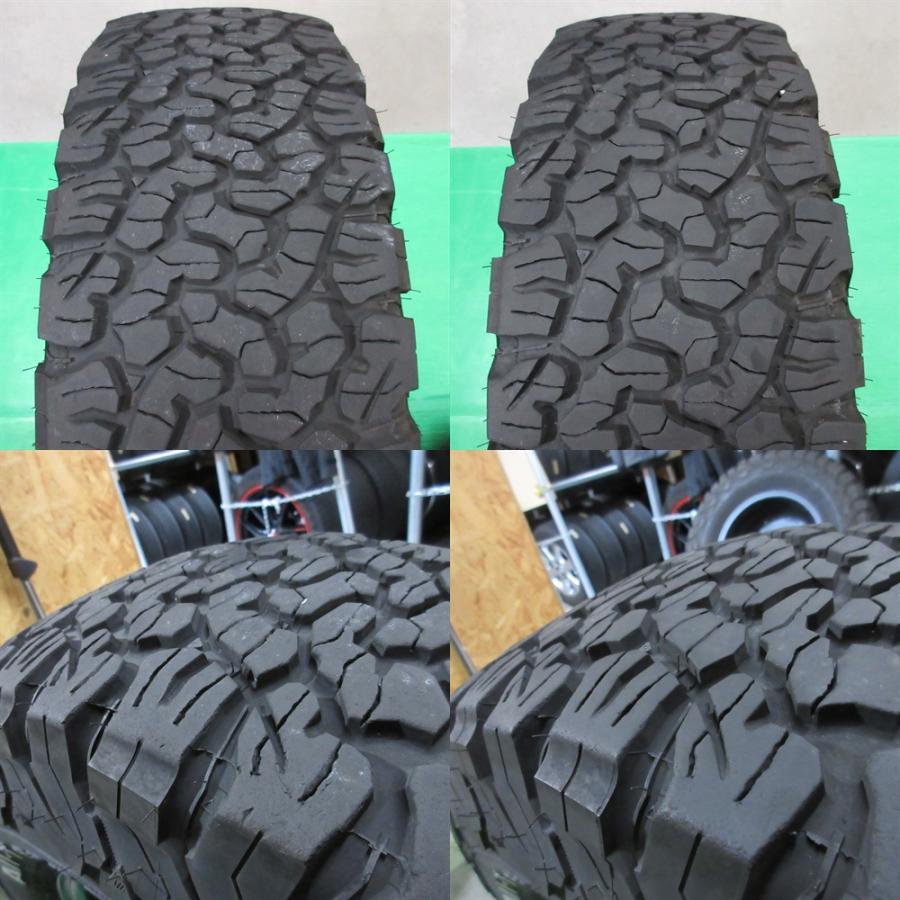 ランドクルーザープラド 265/70R16 121/118S LT 夏タイヤ 50%山 BF Goodrich All-Terrain T/A K02 4本 6穴PCD139.7 7J +15 サーフ 中古新潟の画像