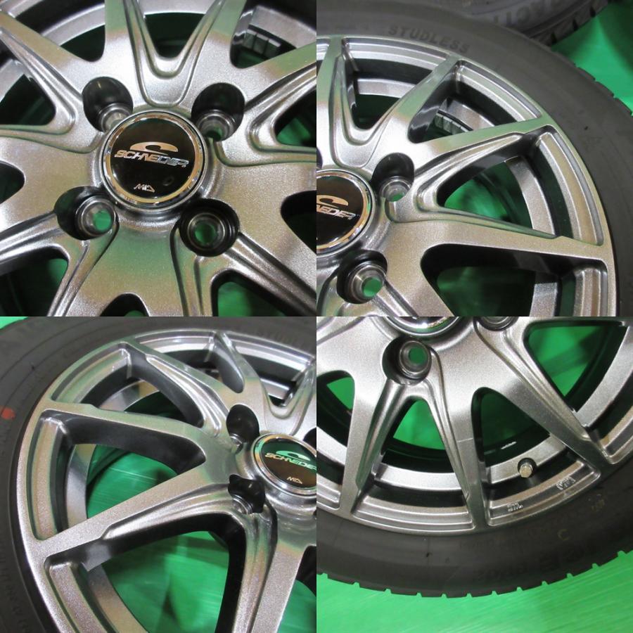 シュナイダー ノート 175/65R14 2024年バリ山スタッドレス 80%山