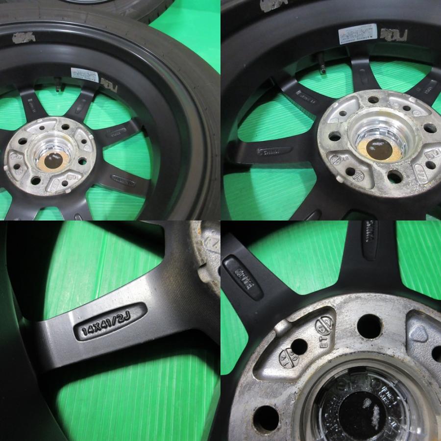 NEWNO タント 155/65R14 2024年バリ山夏タイヤ 85-90%山 BRIDGESTONE 4