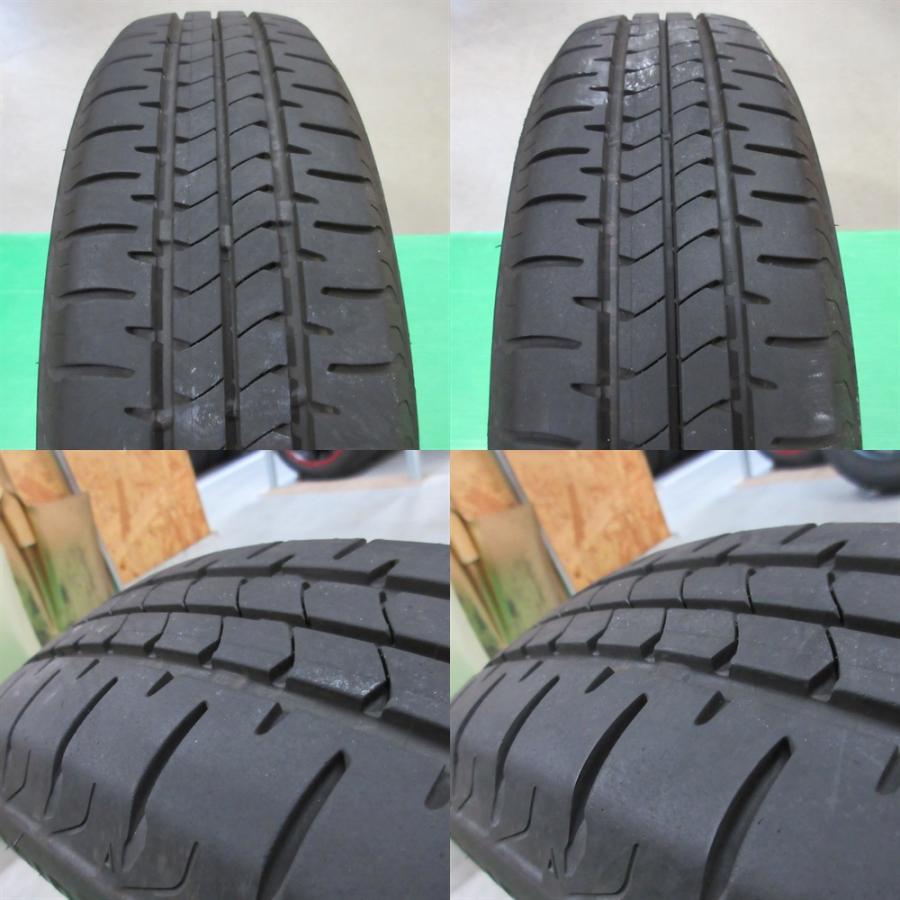 NEWNO タント 155/65R14 2024年バリ山夏タイヤ 85-90%山 BRIDGESTONE 4