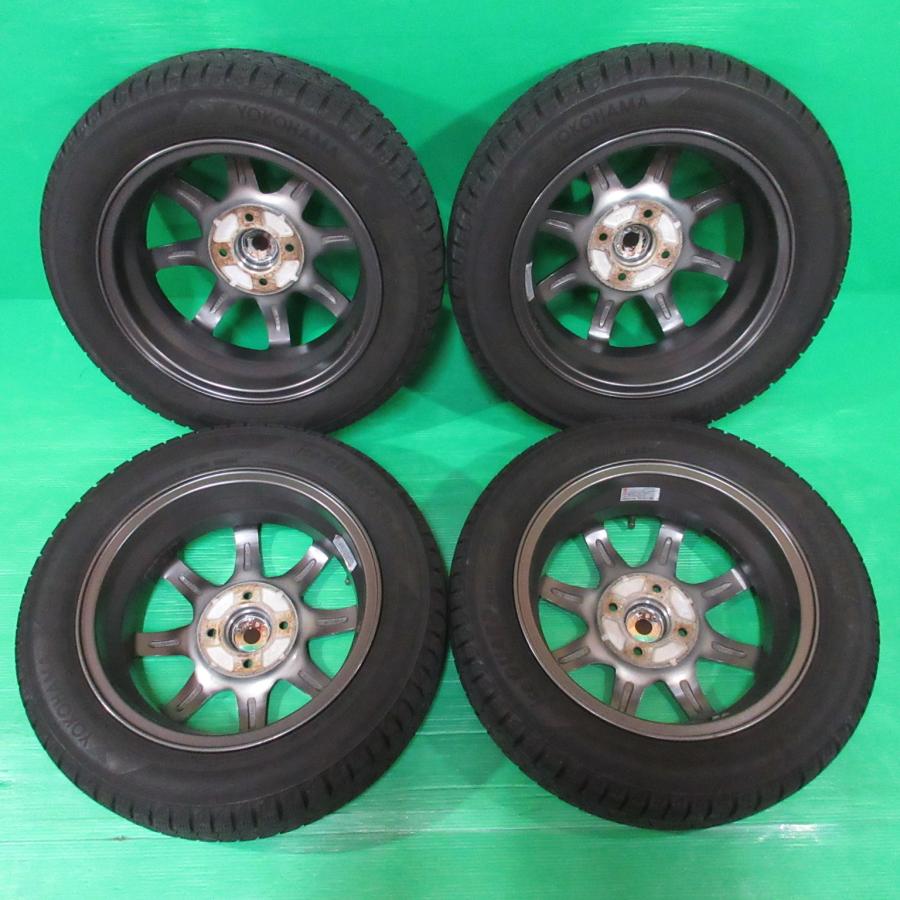 アイスガード 6 ルークス 155/65R14 スタッドレス 60%-70%山 YOKOHAMA 