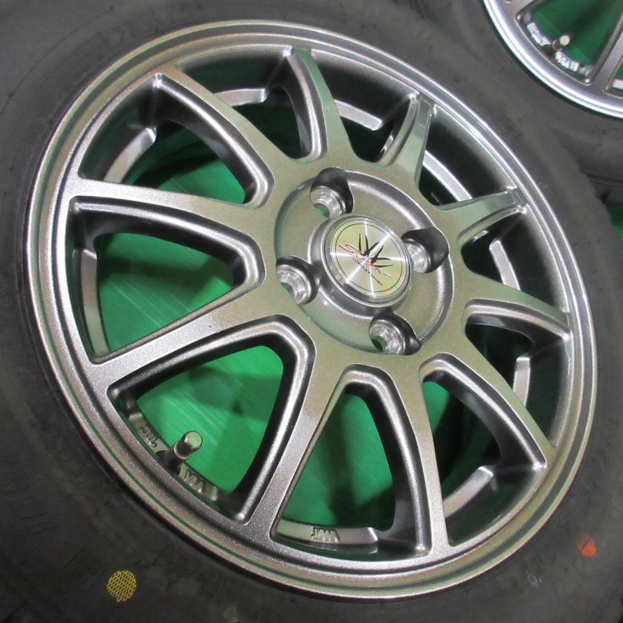 155/65R14グッドイヤーアイスナビ7 2023年バリ山4本アルミ付NBOX アイスナビ 7 N-BOX 155/65R14 2024年バリ山スタッドレス 80%-90%山