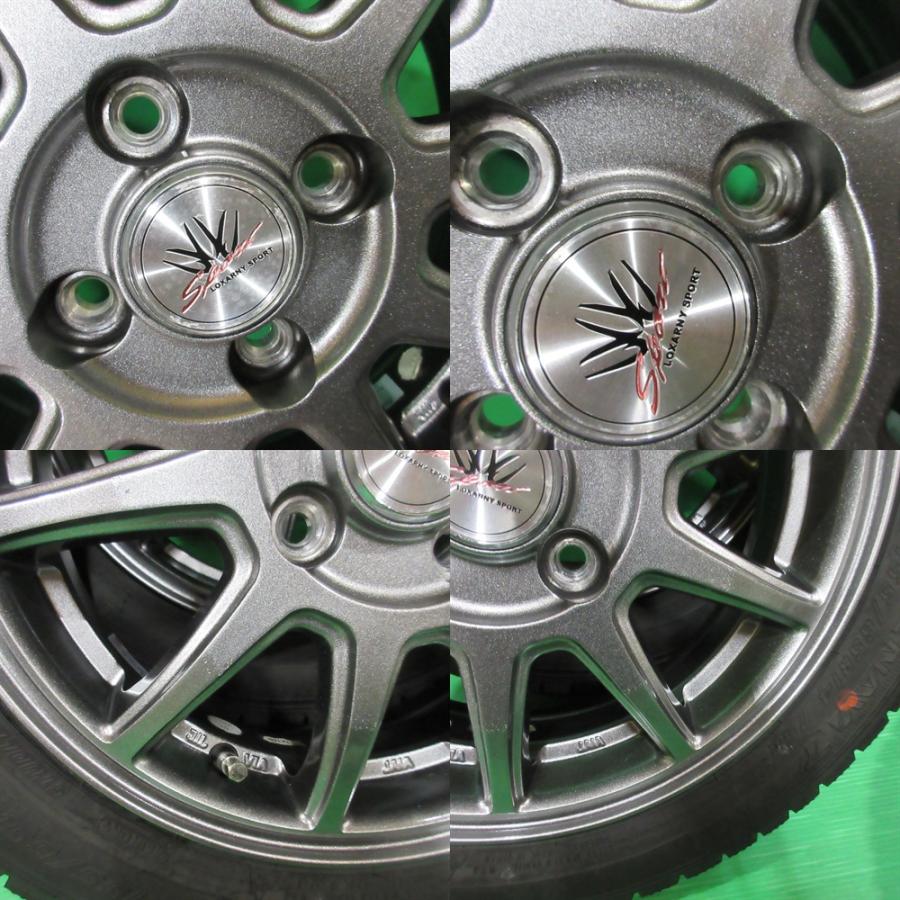 アイスナビ 7 N-BOX 155/65R14 2024年バリ山スタッドレス 80%-90%山