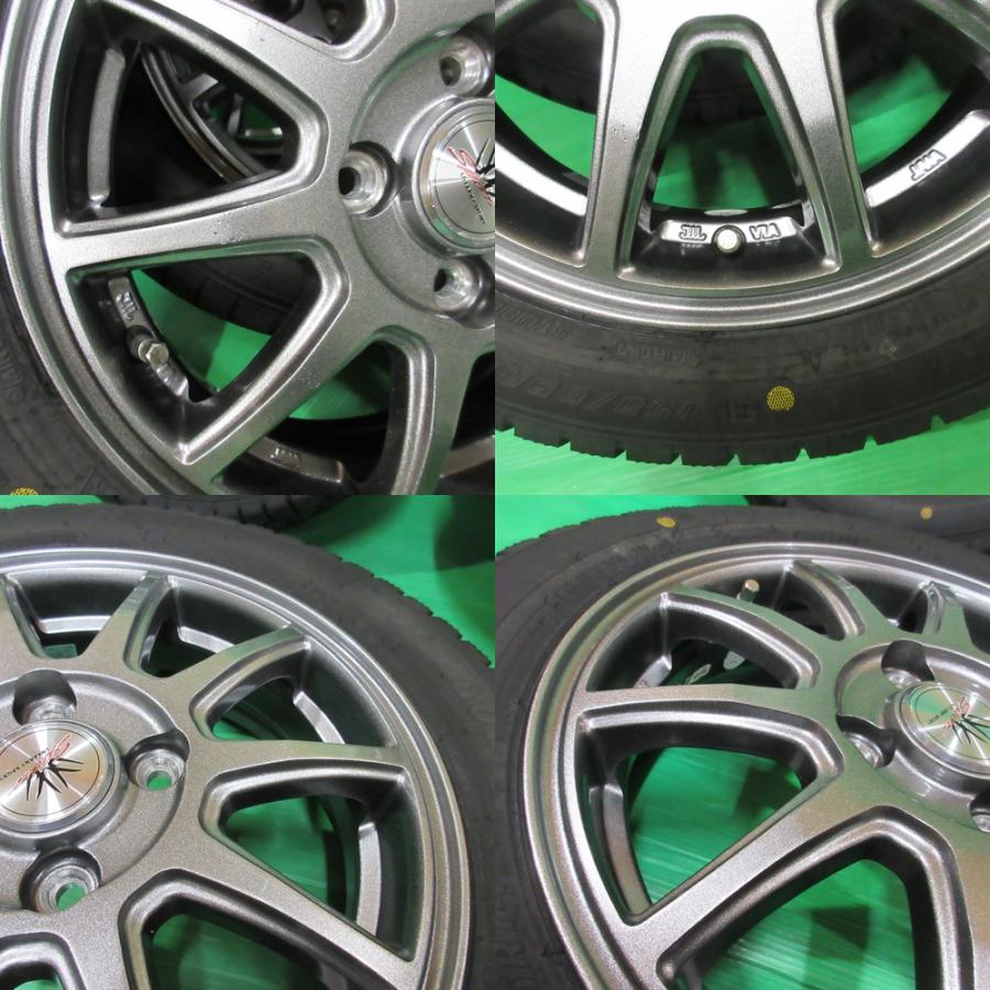 アイスナビ 7 N-BOX 155/65R14 2024年バリ山スタッドレス 80%-90%山