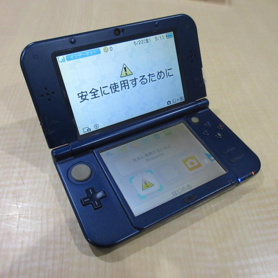 美品 New ニンテンドー3DS LL 人気色メタリックブルー RED-001