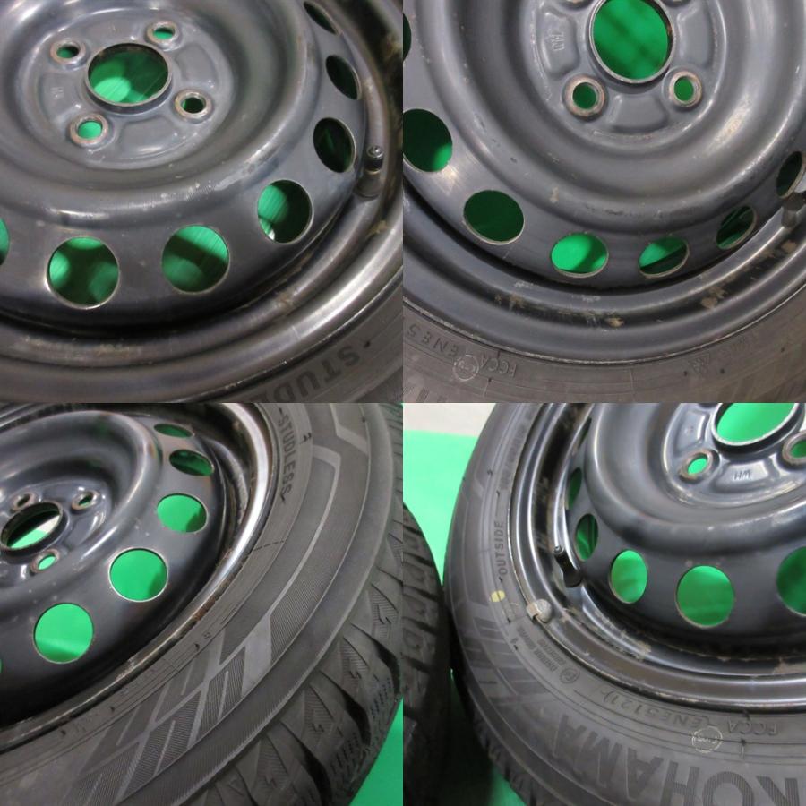アクア トヨタ アクア純正 185/60R15 バリ山スタッドレス 85-90%山