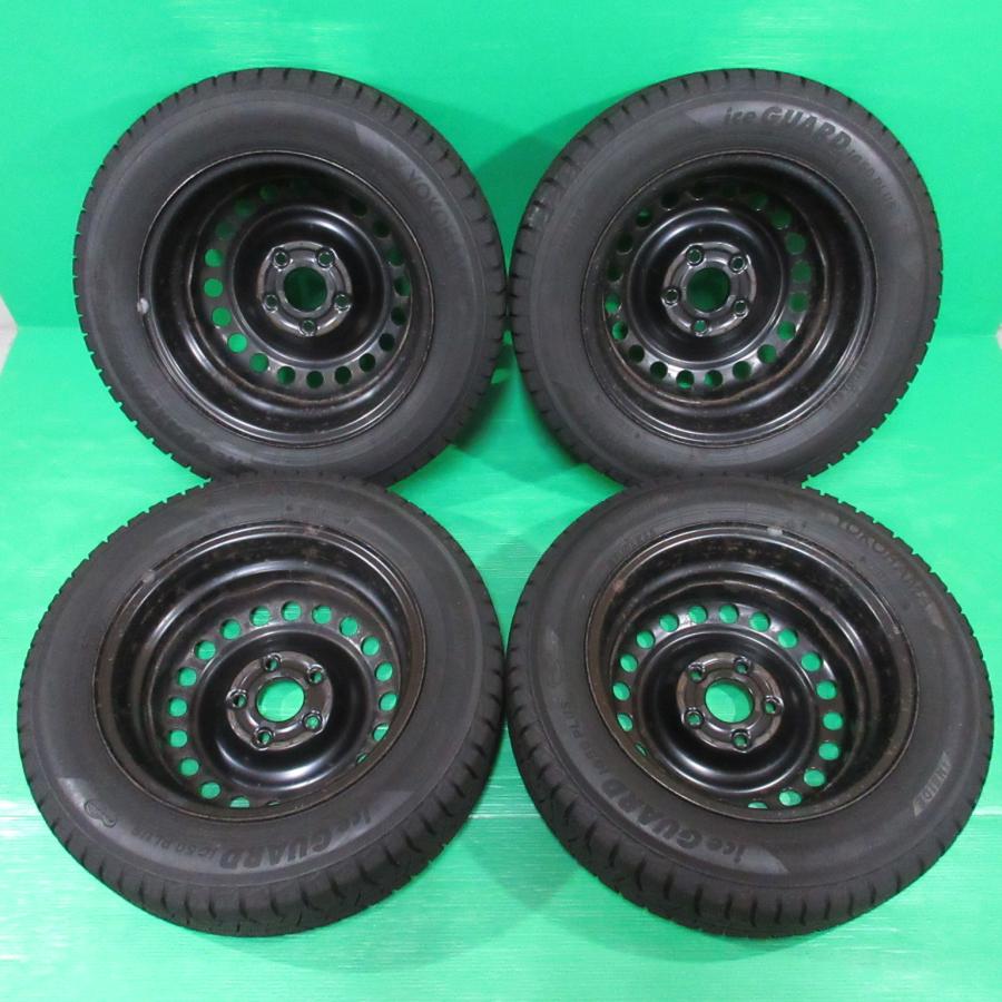 ★バリ山★5.5-15+50 4H100 185/65R15 2023年製 ☆ フリード ホンダ フリード純正 185/65R15 バリ山スタッドレス 90%山
