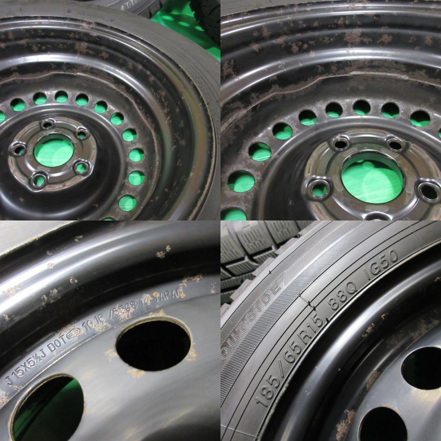 フリード ホンダ フリード純正 185/65R15 バリ山スタッドレス 90%山