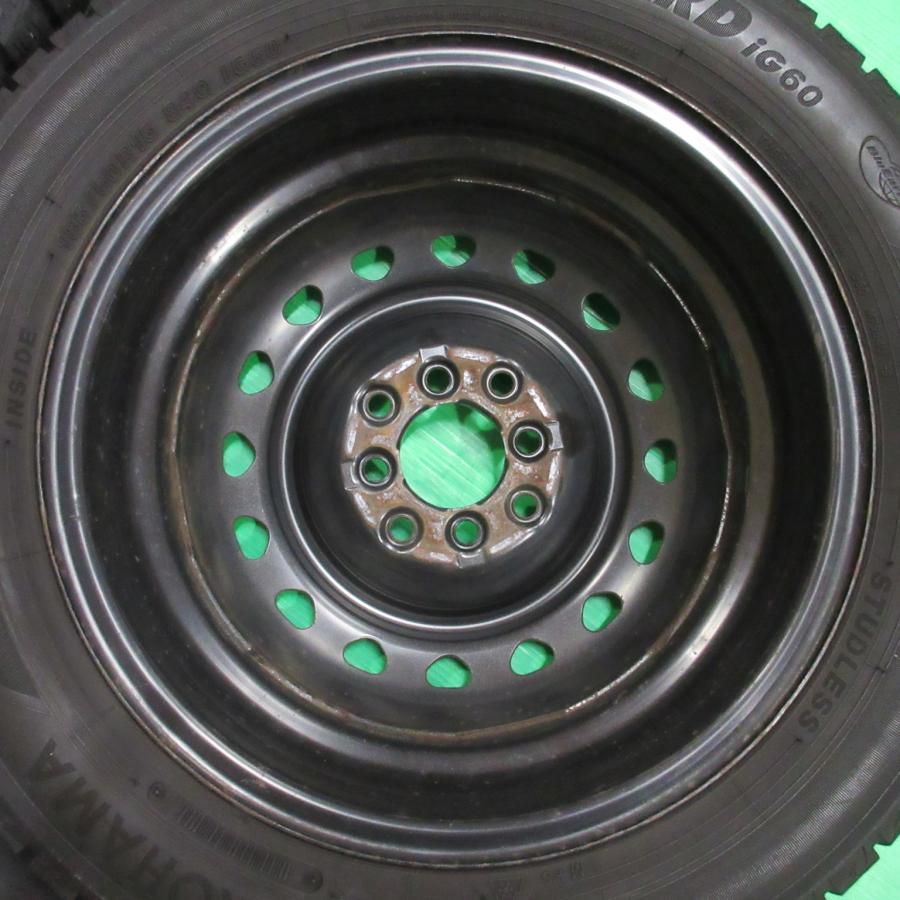 アイスガード 6 フィット 185/60R15 スタッドレス 60%-75%山 YOKOHAMA