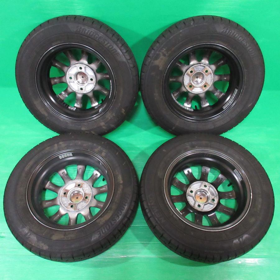 送料込み‼️ 145/80R13 2023年製 国産✨ バリ山✨ 夏タイヤ 4本 NEWNO 良品 アルト 145/80R13 2023年バリ山夏タイヤ 80%-85%山