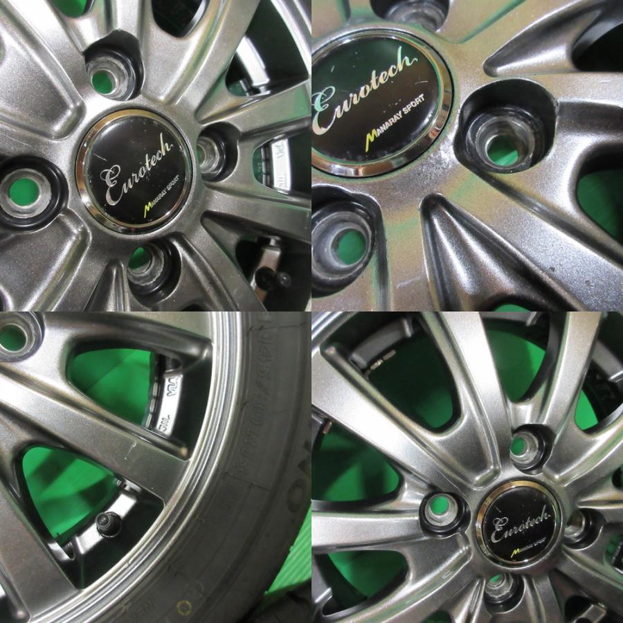 NEWNO 良品 アルト 145/80R13 2023年バリ山夏タイヤ 80%-85%山