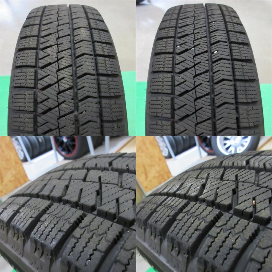 ブリザック VRX2 美品 ヤリス 185/60R15 2024年バリ山スタッドレス 85