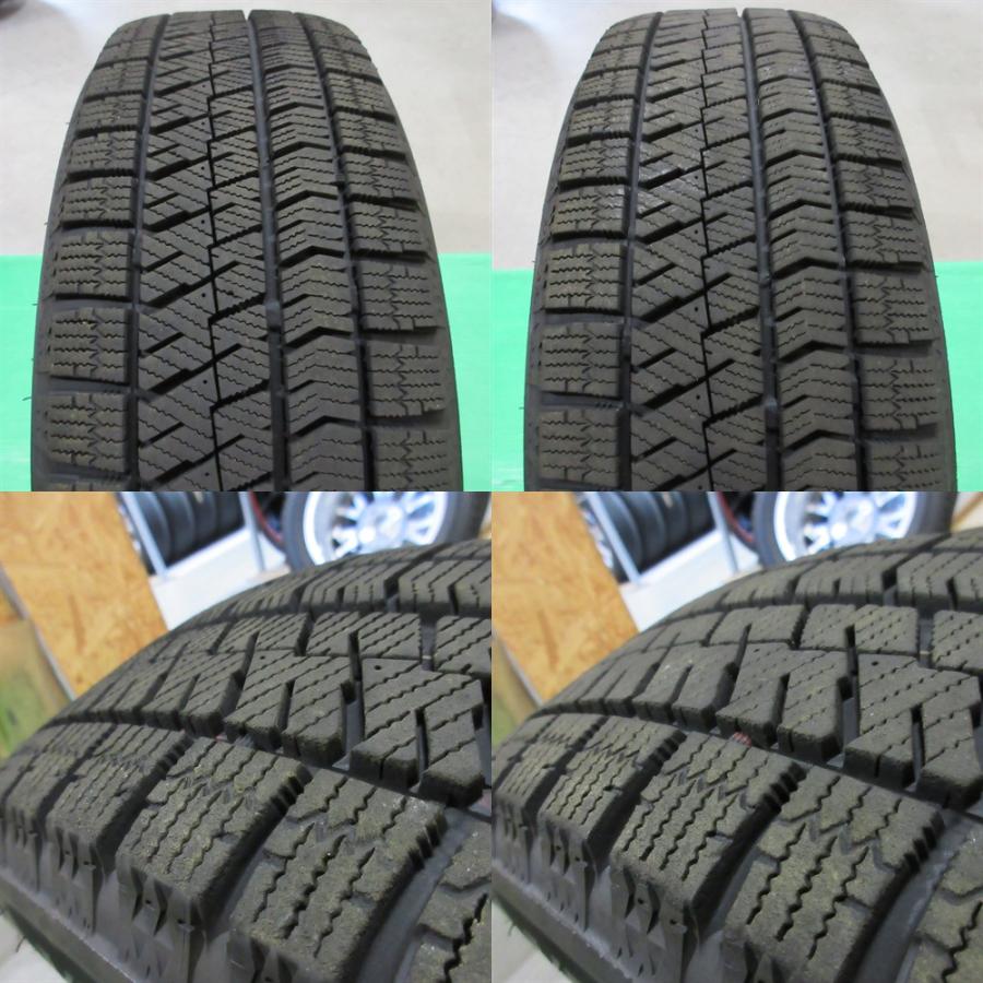ヤリスで使用 ブリジストンブリザックVRX2 185/60R15 トヨタ純正鉄 ブリザック VRX2 美品 ヤリス 185/60R15 2024年バリ山スタッドレス 85
