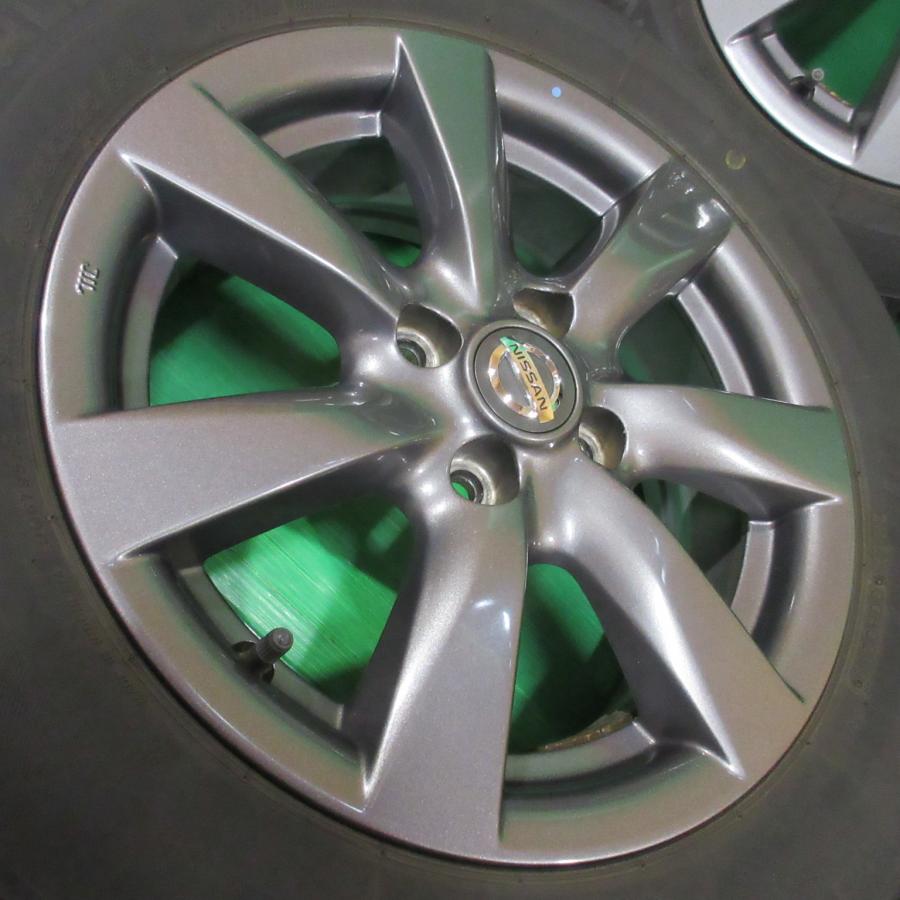 ノート 日産 E12 ブラックアロー純正 185/65R15 タイヤ要交換 