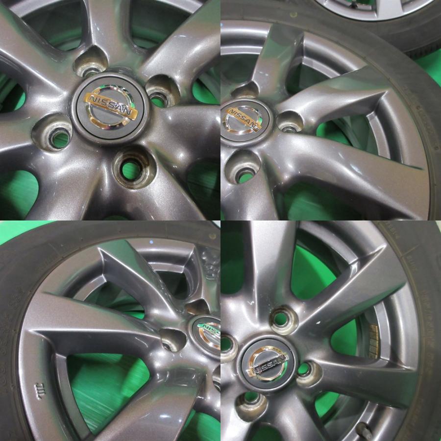 ノート 日産 E12 ブラックアロー純正 185/65R15 タイヤ要交換 
