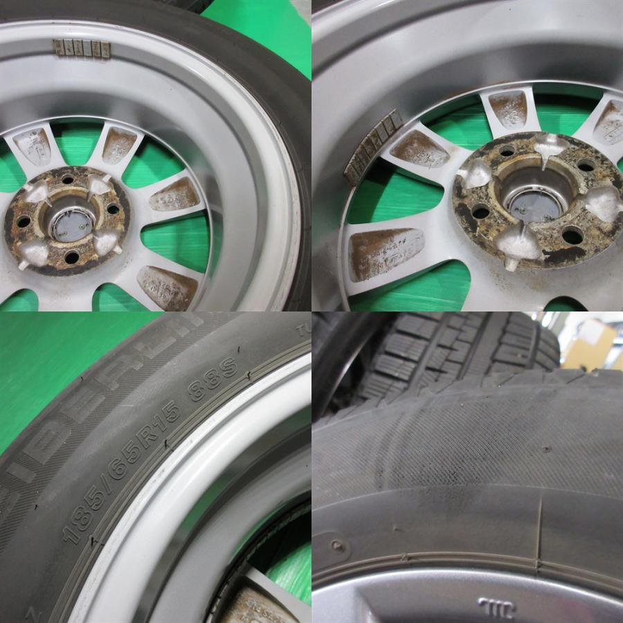 ノート 日産 E12 ブラックアロー純正 185/65R15 タイヤ要交換 