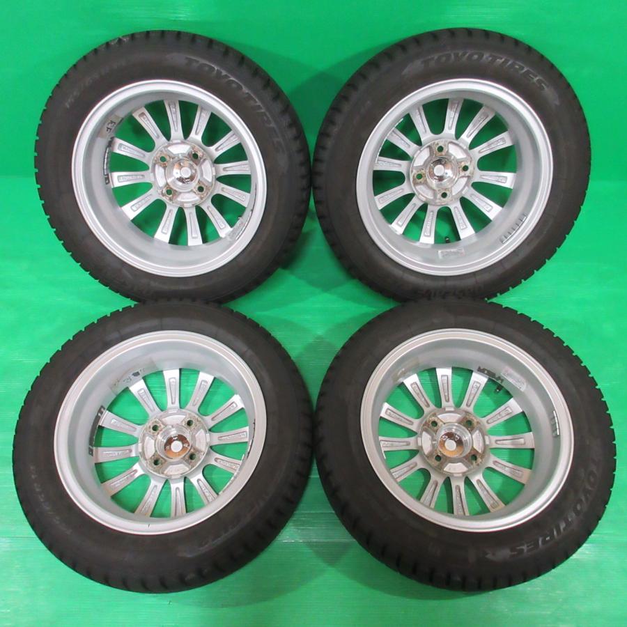 OBSERVE スペーシア 155/65R14 2024年バリ山スタッドレス 90%山 TOYO 