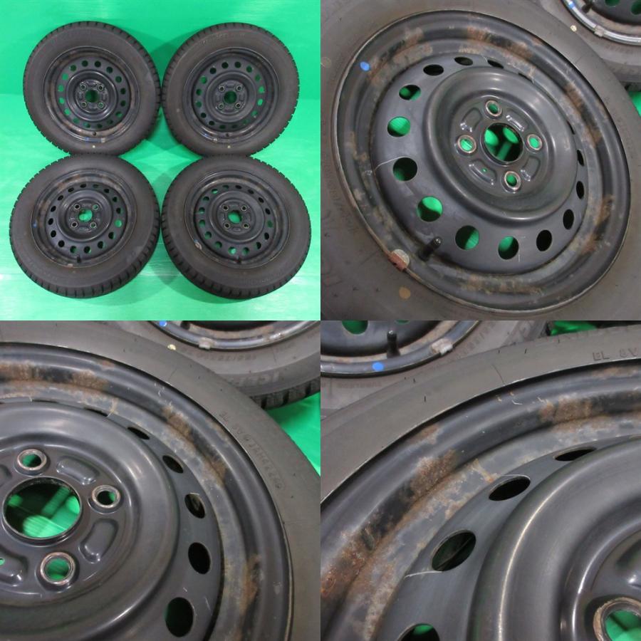ラパン スズキ ラパン純正 155/65R14 2024年バリ山スタッドレス 85%-90