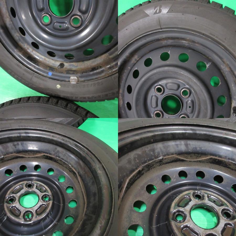 ラパン スズキ ラパン純正 155/65R14 2024年バリ山スタッドレス 85%-90