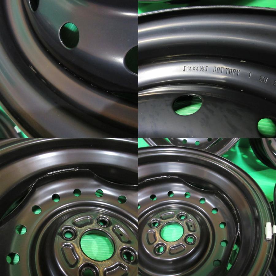 スペーシア 新車外し スズキ スペーシア純正鉄ホイール 14×4.5J 4穴