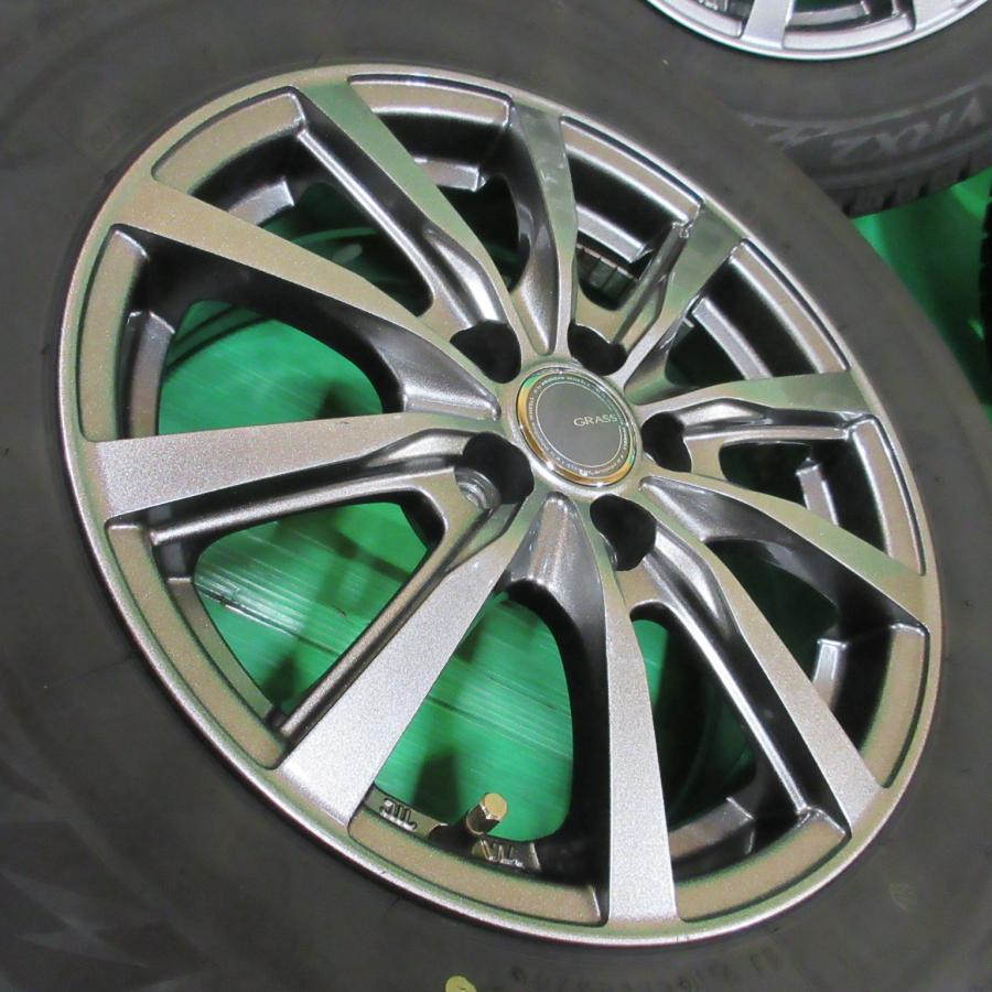 プリウス 195/65R15 2024年スタッドレス 75%山 BRIDGESTONE BLIZZAK VRX2 4本 5穴PCD100 6J +43 ウィッシュ カローラツーリング 中古新潟 | ブリザック VRX2 | 01