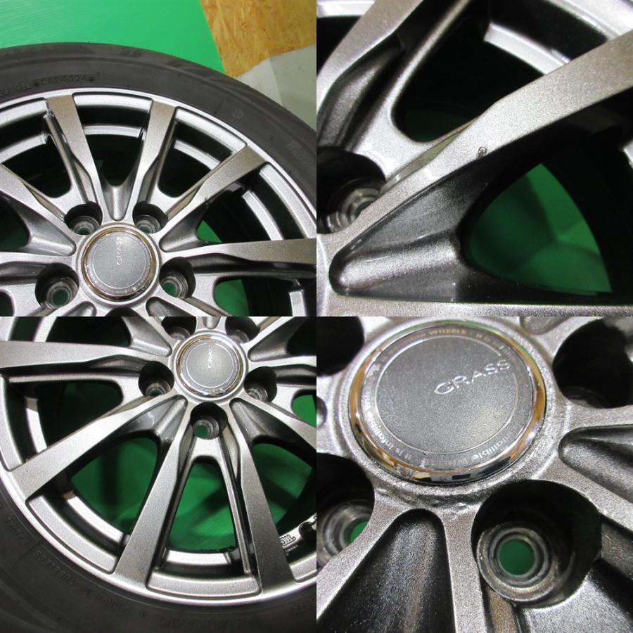 プリウス 195/65R15 2024年スタッドレス 75%山 BRIDGESTONE BLIZZAK VRX2 4本 5穴PCD100 6J +43 ウィッシュ カローラツーリング 中古新潟 | ブリザック VRX2 | 04