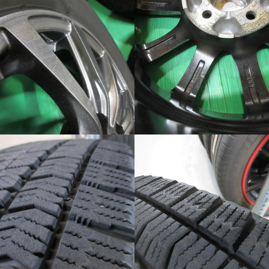 プリウス 195/65R15 2024年スタッドレス 75%山 BRIDGESTONE BLIZZAK VRX2 4本 5穴PCD100 6J +43 ウィッシュ カローラツーリング 中古新潟 | ブリザック VRX2 | 06