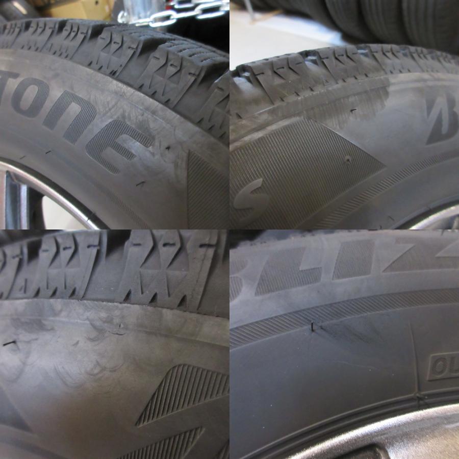 プリウス 195/65R15 2024年スタッドレス 75%山 BRIDGESTONE BLIZZAK VRX2 4本 5穴PCD100 6J +43 ウィッシュ カローラツーリング 中古新潟 | ブリザック VRX2 | 07