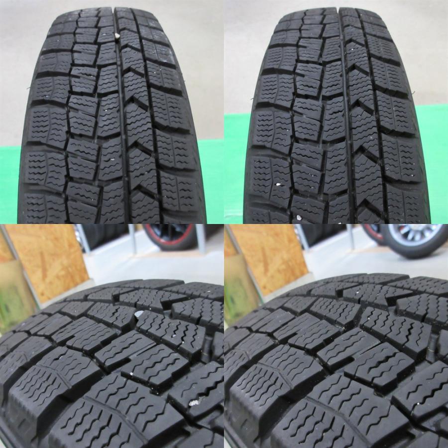 良品 N-BOX 155/65R14 バリ山スタッドレス 80%-85%山 DUNLOP WINTERMAXX02 4本 4穴PCD100 4.5J +45 N-ONE N-WGN ホンダ車専用 中古新潟 | WINTER MAXX 02 | 08