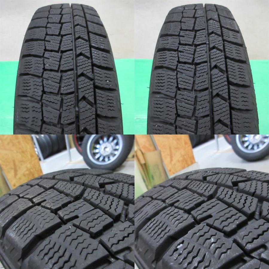 良品 N-BOX 155/65R14 バリ山スタッドレス 80%-85%山 DUNLOP WINTERMAXX02 4本 4穴PCD100 4.5J +45 N-ONE N-WGN ホンダ車専用 中古新潟 | WINTER MAXX 02 | 09