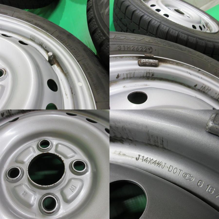 タント ダイハツ タント純正 155/65R14 スタッドレス 70%山 TOYO GARIT