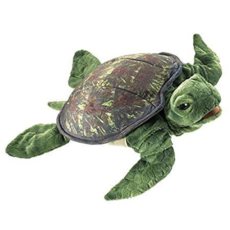 人気を誇る Sea Turtle - Folkmanis - Puppet Hand New 並行輸入品 3036 Toys Plush Doll Soft Animals その他人形