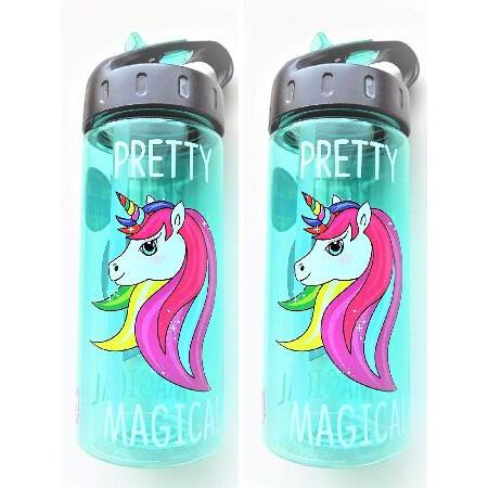 Seal限定商品 Cool Gear Bpaフリー ユニコーンシップウォーターボトル ストロー付き 並行輸入品