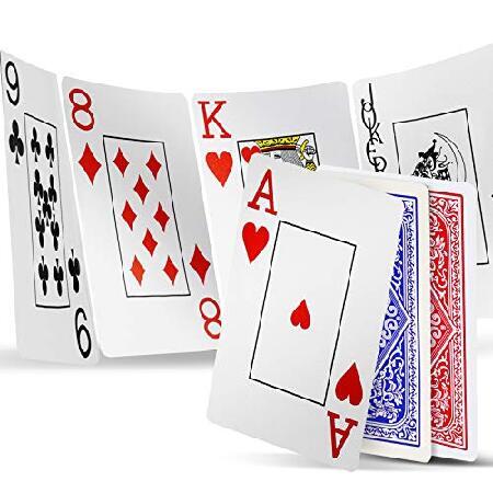Integear トランプ 2デッキ 防水 プラスチック ポーカーカード テキサスホールデム ポーカー用 Go Fish その他のカードゲーム ジャンボインデックス 2並行輸入品 B08fgkvn6v Ysh Japanヤフー店 通販 Yahoo ショッピング